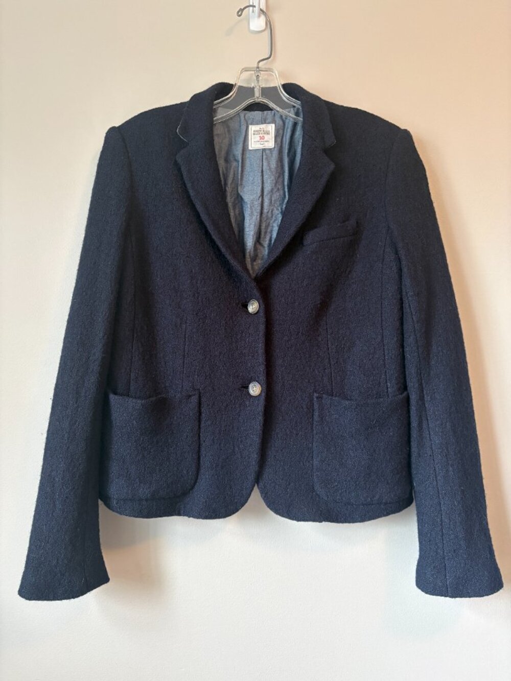 GAP Academy Blazer Tailored Navy Blue Jacket Size 10 Medium M